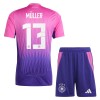 Maillot de Supporter Allemagne Muller 13 Extérieur Euro 2024 Pour Enfant